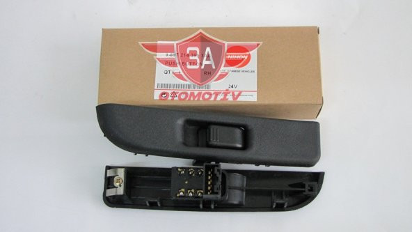 Isuzu Cam Kaldırma Düğmesi Sağ Nkr55 - Nkr71 (12Volt)