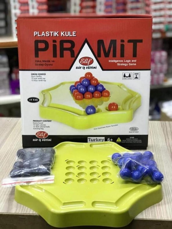 Piramit Zeka Ve Strateji Oyunu Plastik