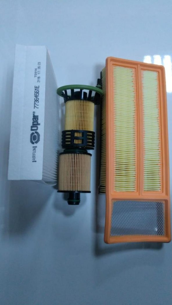 Fiat Doblo Orjinal Filtre Bakım Seti 1.3 MJT 2009-2015 OPAR - 1