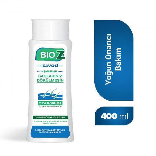 Bioz 7 X 24 Koruma & Yoğun Onarıcı At Kuyruğu Ekstraktlı Bakım Şampuanı 400 Ml