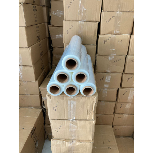 PALET STREÇ FİLM 50CM X 150 METRE 6 ADET