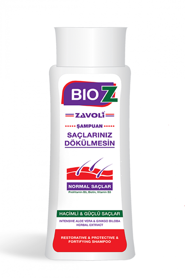 Bioz Normal Saçlar İçin Ginkgo Biloba Destekli Bakım Şampuanı 400 Ml - 3