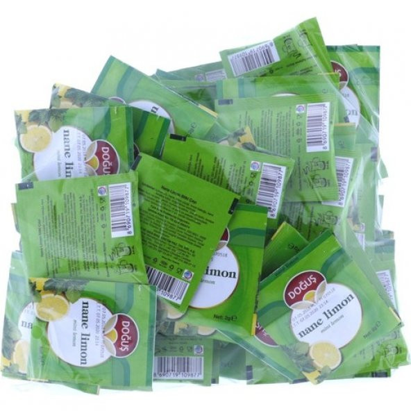 Doğuş Nane Limon Bitki Çay Bardak Poşet 100 Lü Avantaj Paket