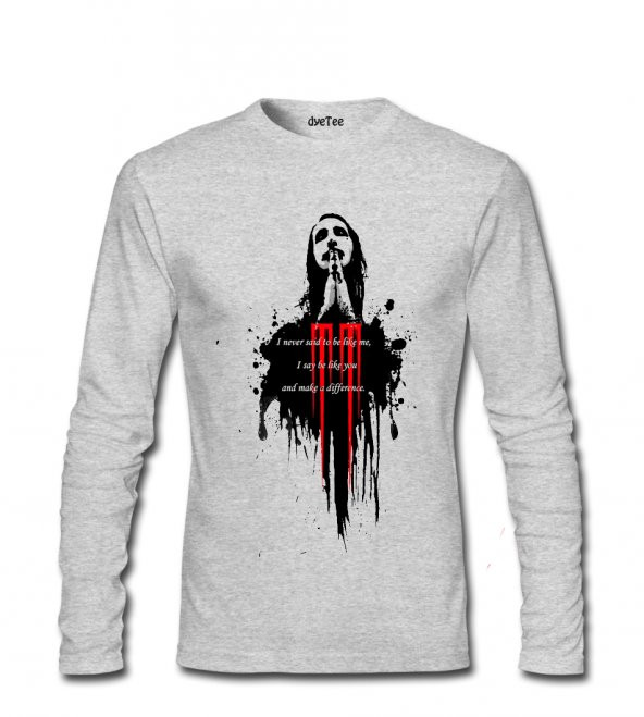 Marilyn Manson Erkek Tişört - Dyetee