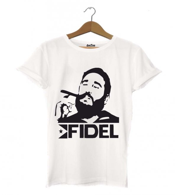 Fidel Castro Erkek Tişört - Dyetee