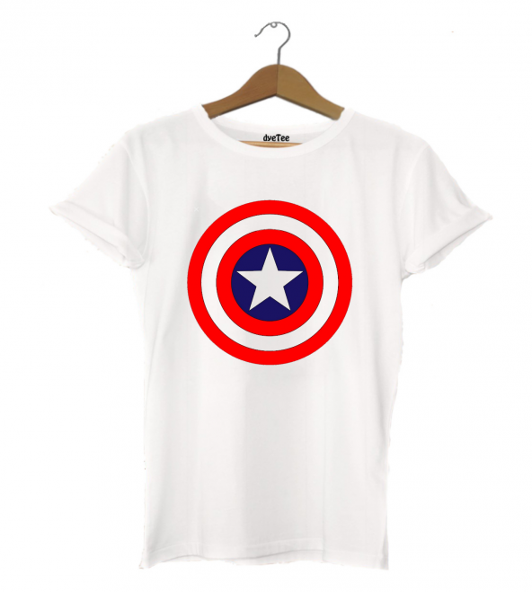 Captain America Erkek Tişört - Dyetee