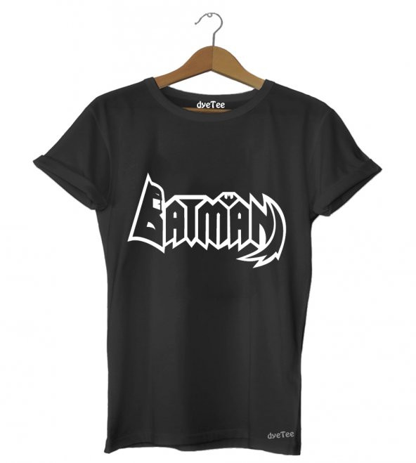 Batman Font Erkek Tişört - Dyetee - 1