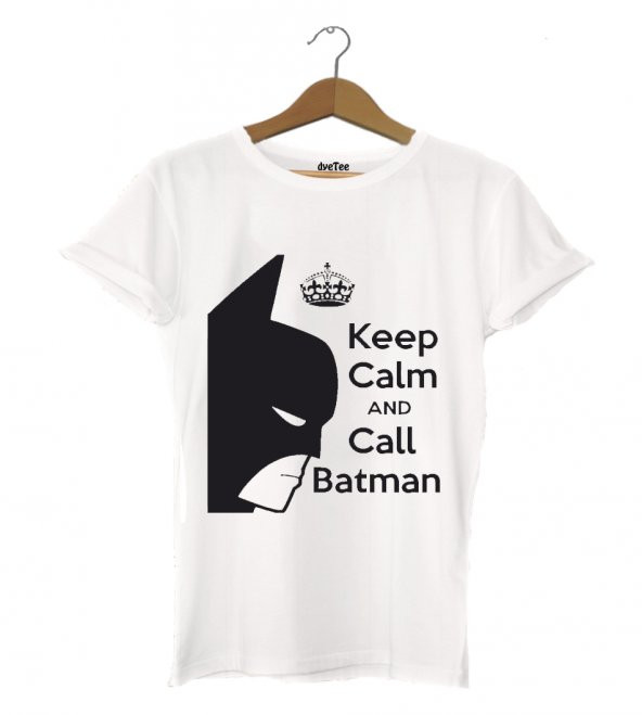 Keep Calm Carry Batman Erkek Tişört - Dyetee