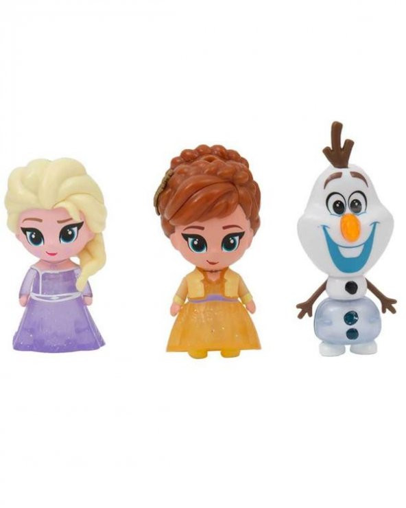 Disney Frozen 2 Işıklı 3lü Mini Figür 7cm