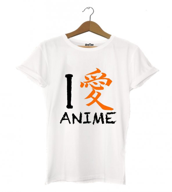 I LOVE Anime Manga Erkek Tişört - Dyetee - 1