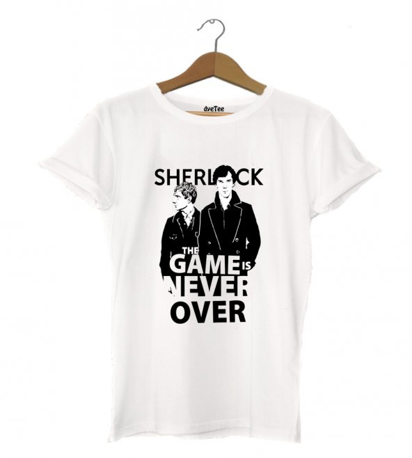 Sherlock Never Over Kadın Tişört - Dyetee
