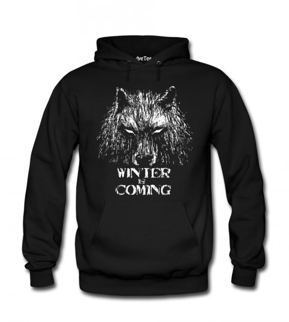 Wolf of Thrones Erkek Sweatshirt ve Kapüşonlu - Dyetee