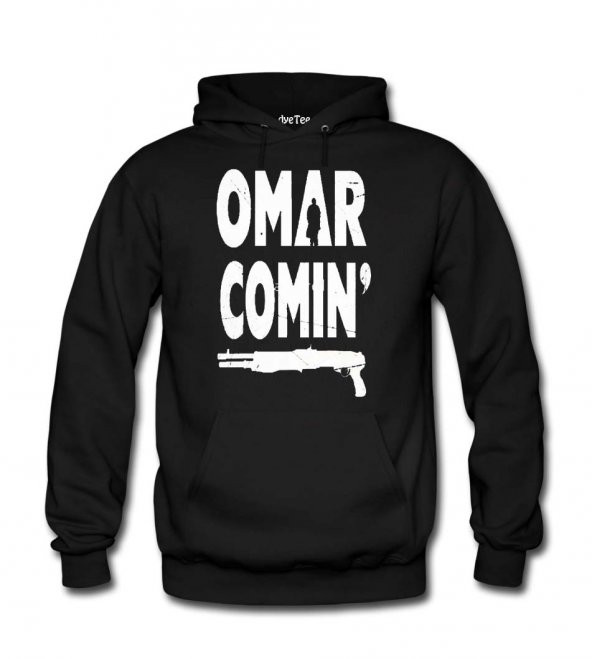 Omar Coming The Wire Erkek Sweatshirt ve Kapüşonlu - Dyetee