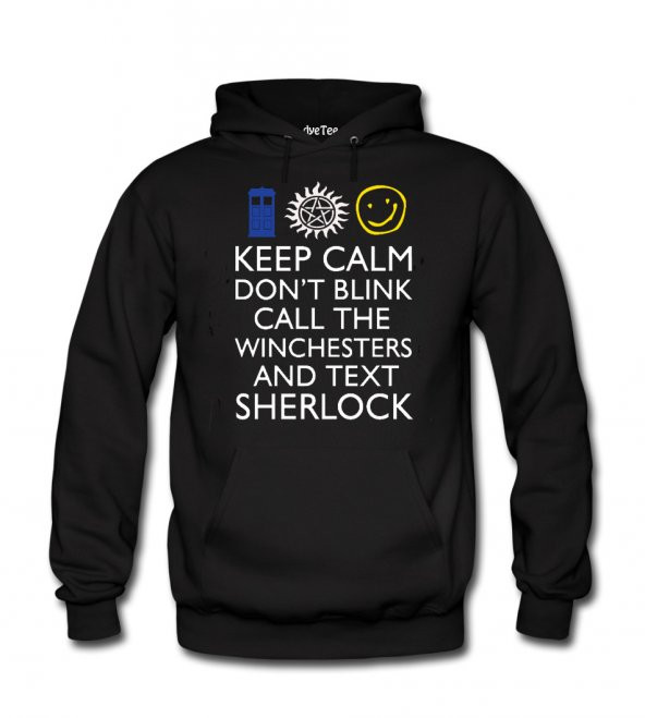 Sherlock Dr Who Supernatural Kadın Sweatshirt - Dyetee