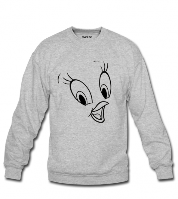 Tweety Kadın Sweatshirt ve Kapüşonlu - Dyetee - 1