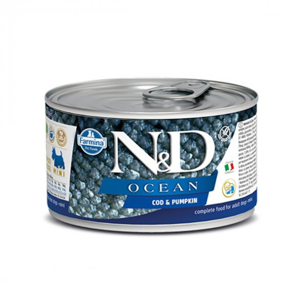 N&D Ocean Morina Balıklı ve Balkabaklı Köpek Konservesi 140 Gr
