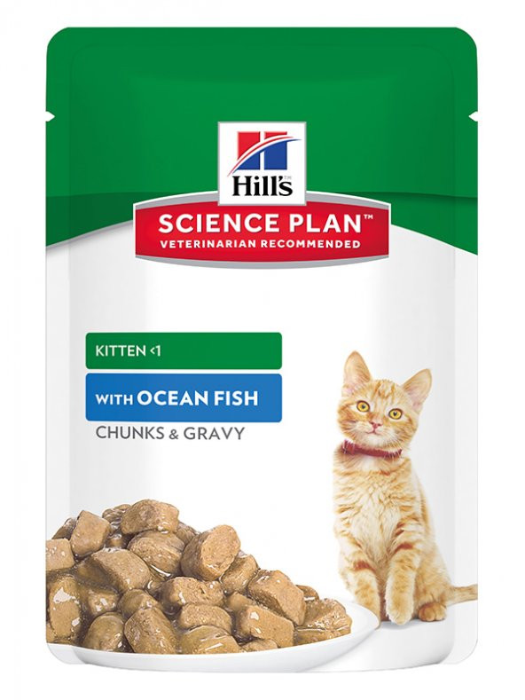 Hills Kitten Okyanus Balıklı Yavru Kedi Konservesi 85 Gr