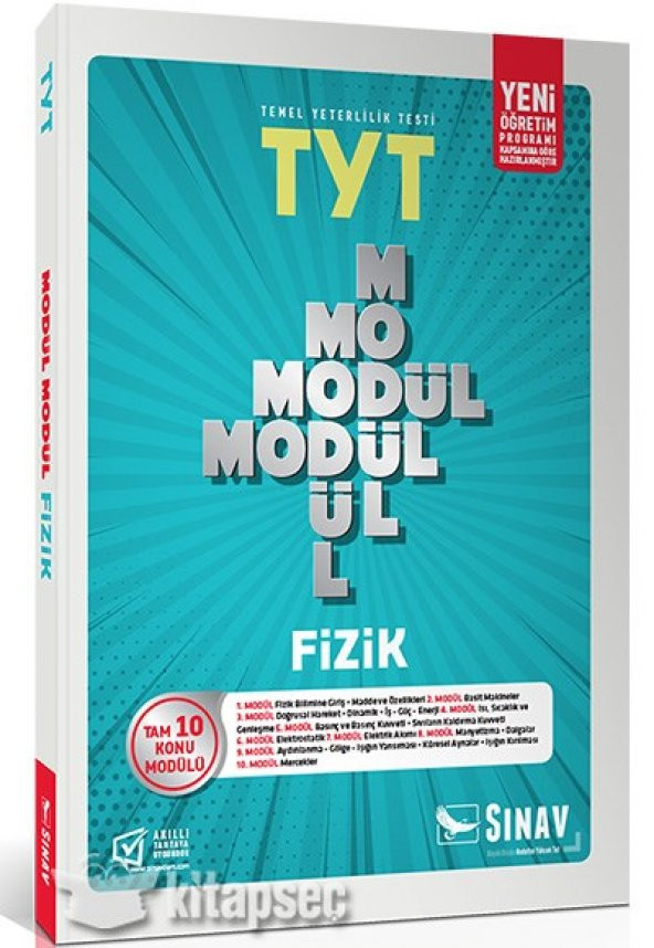 TYT Fizik Modül Modül Konu Anlatımlı Sınav Dergisi Yayınları