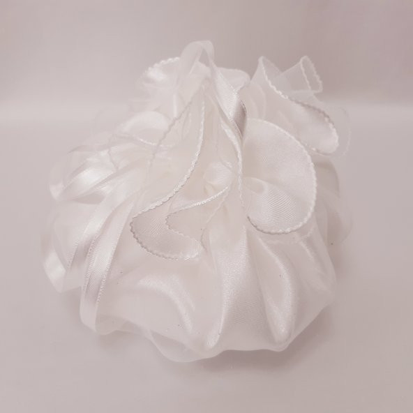 Az Simli Takı Kesesi Standart 50 cm Çapı Kırık Beyaz Adana Gelinlik Suzanna Moda