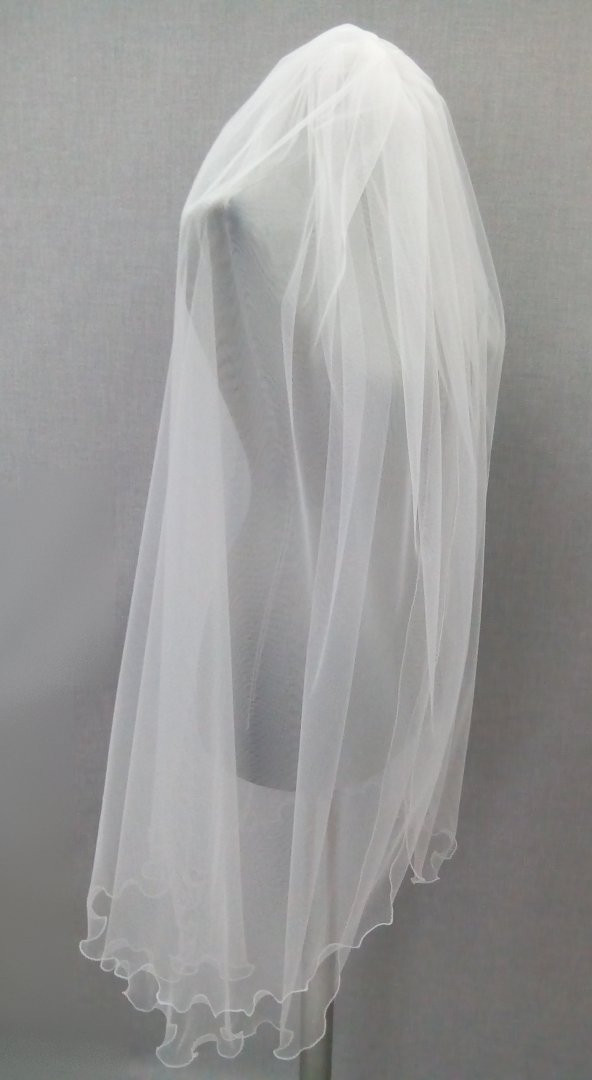 Hayal Tül Gelin Duvağı Kırık Beyaz Adana Gelinlik Suzanna Moda - 5