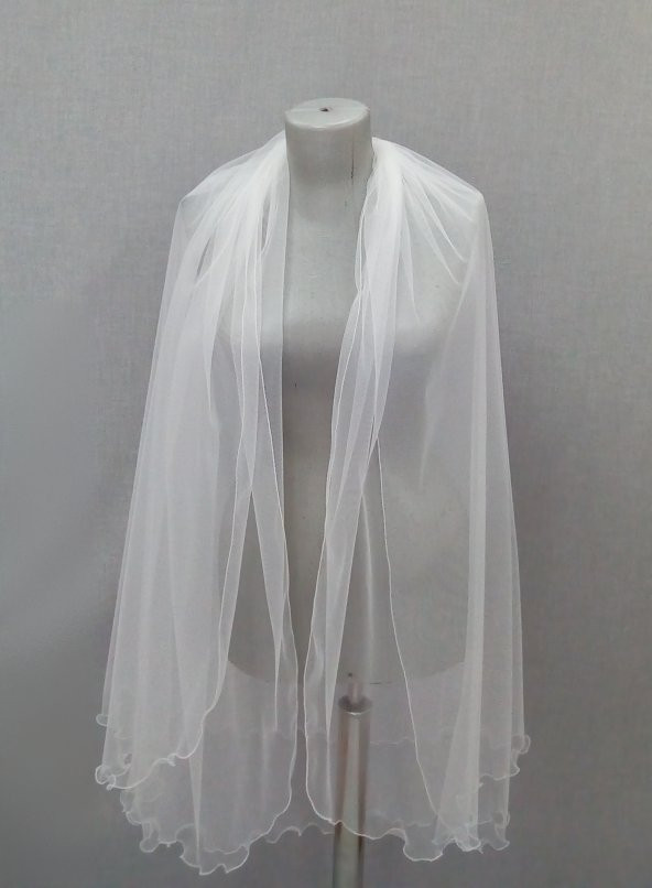 Hayal Tül Gelin Duvağı Kırık Beyaz Adana Gelinlik Suzanna Moda - 9