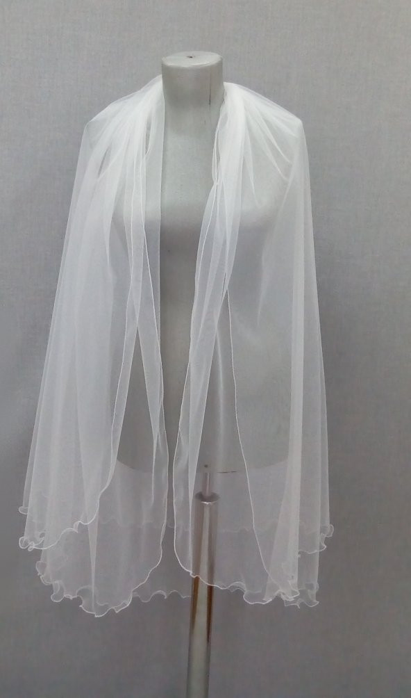 Hayal Tül Gelin Duvağı Kırık Beyaz Adana Gelinlik Suzanna Moda - 10