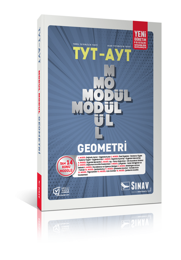 Sınav Yayınları TYT AYT Geometri Modül Modül Konu Anlatımlı