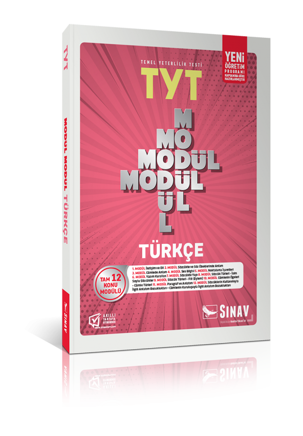 Sınav Yayınları TYT Türkçe Modül Modül Konu Anlatımlı