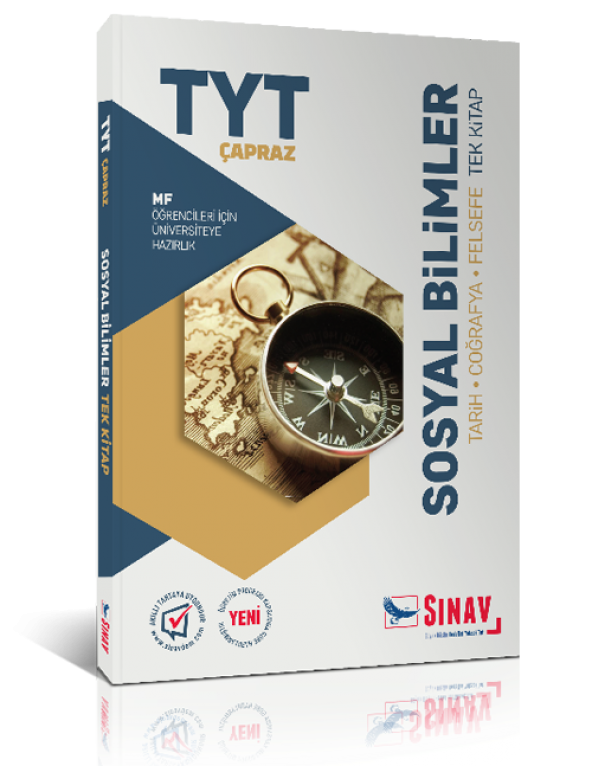 Sınav Yayınları TYT Çapraz MF Öğrencileri İçin Sosyal Bilimler Tek Kitap