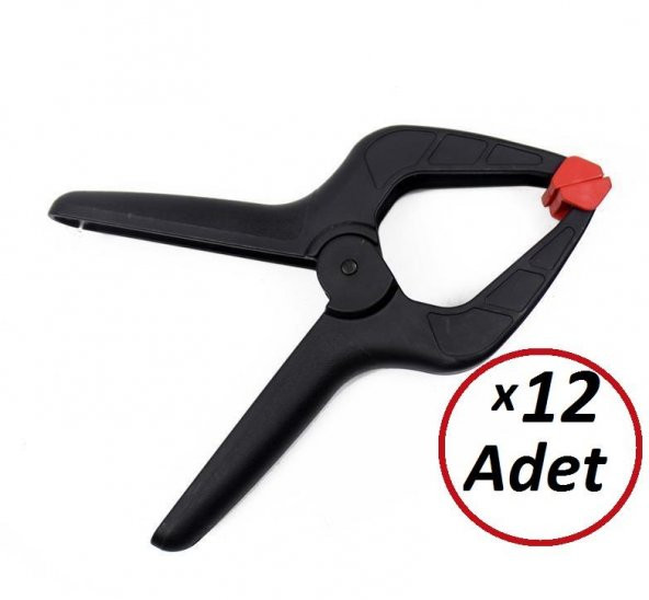 Topart Yaylı Kıskaç Mandal Tipi 19,25,51,76 mm Seçenekli 12 ADET