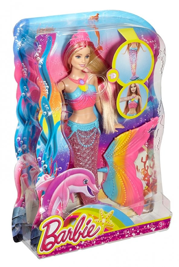 Barbie Işıltılı Gökkuşağı Denizkızı DHC40