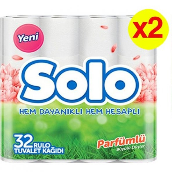 Solo Parfümlü Tuvalet Kağıdı 32X2 64 Rulo