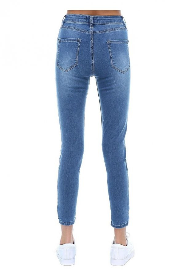 Mavi Denim 5 Cepli Dar Paça Kadın Pantolon - 3