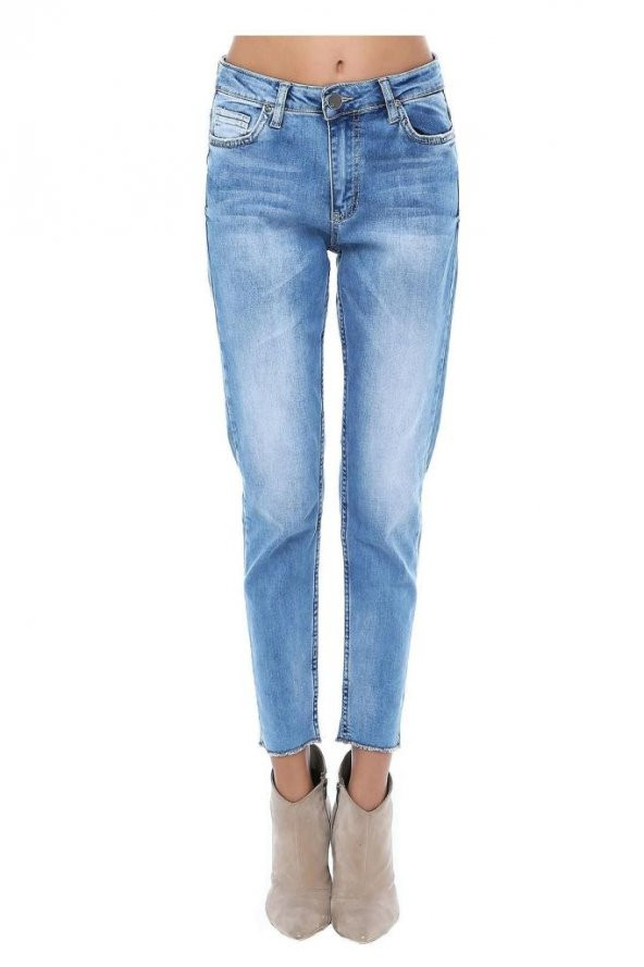 Mavi Denim Paça Saçak Detaylı Kadın Pantolon - 2