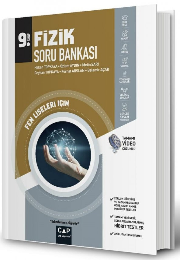 ÇAP 9.SINIF FİZİK FEN LİSESİ SORU BANKASI (2020)