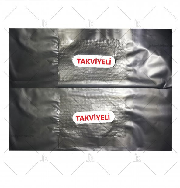 Mağaza ve Perakende Çok Amaçlı (60x70) TAKVİYELİ Poşet GÜMÜŞ (10 adet) - 3