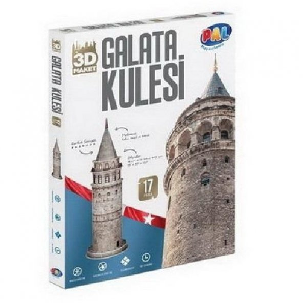 Cubic Fun Puzzle Galata Kulesi (3 Boyutlu)