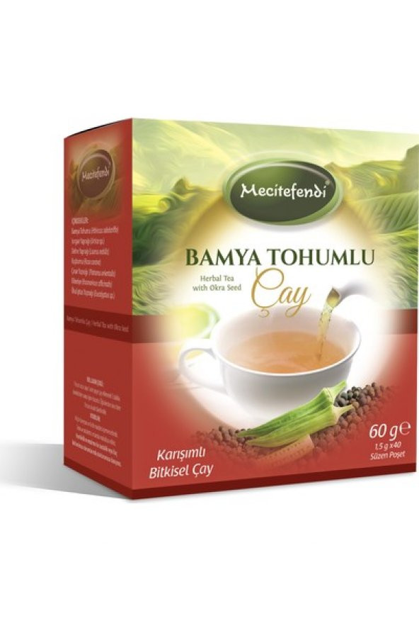 Mecitefendi Bamya Tohumlu 40 lı Karışımlı Çay