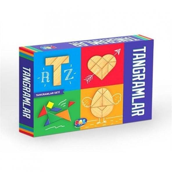 Pal Tangramlar Tangram Seti Geometrik Şekiller Seti
