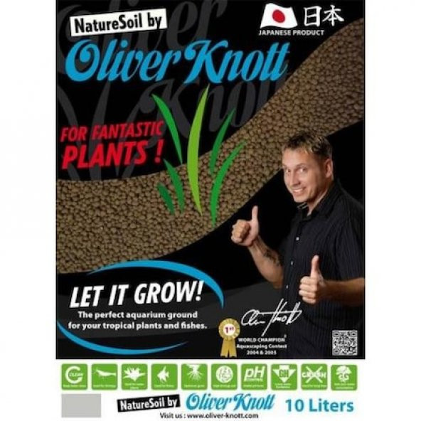 Oliver Knott Nature Soil Black Fıne Siyah(2-3mm) 10Lt