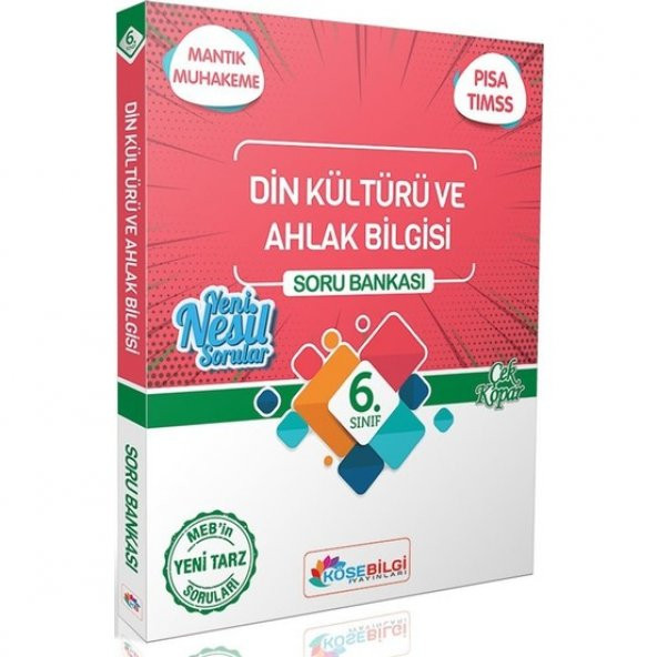 Köşebilgi Yayınları 6. Sınıf Din Kültürü ve Ahlak Bilgisi Soru Bankası