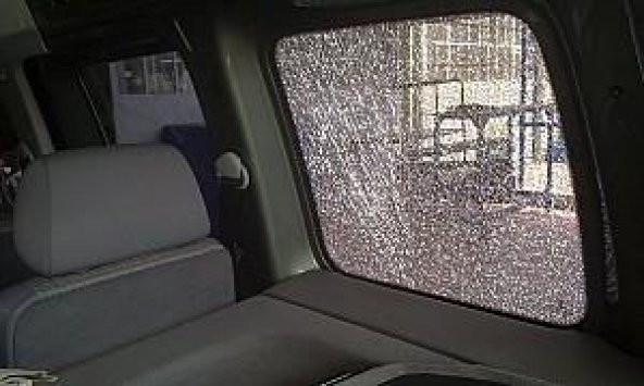 Güvenlik Şeffaf Cam Filmi Kırılmaz 4 Milim 100 cm x100 cm - 7