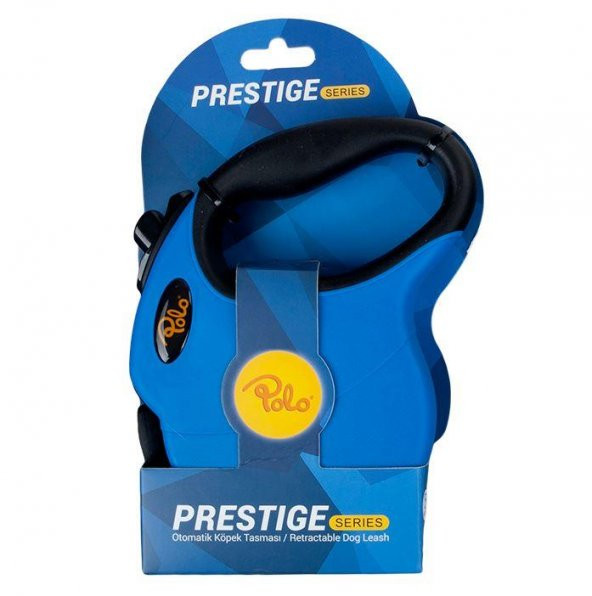 Polo Prestige Flexi Mavi Otomatik Köpek Tasma XS 3M/8Kg