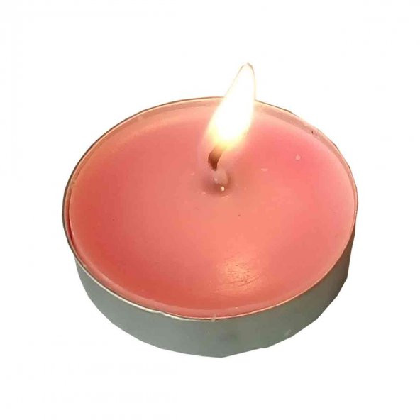 Ksmart Tea Lights Pembe Mum 5 li 1 Paket - 6