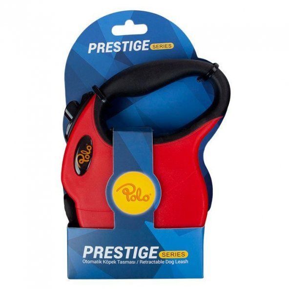 Polo Prestige Flexi Kırmızı Otomatik Köpek Tasma XS 3M/8Kg