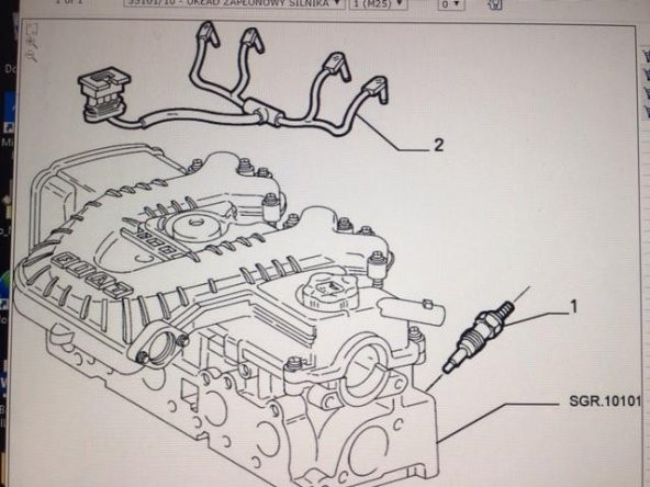 FIAT DOBLO  BUJİ KABLO TAKIMI    55189815 - 2