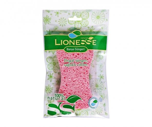Lionesse Doğal Banyo Süngeri 2092 (Pembe)