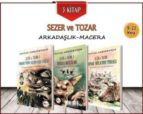 Sezer ve Tozar Seti 3 Kitap Ingvar Ambjörnsen Can Çocuk Yay.