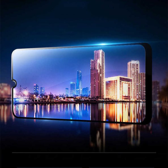 Galaxy A20S Kenarları Kırılmaya Dayanıklı Cam Ekran Koruyucu - 3
