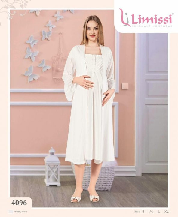 Limissi 4096 Nervürlü Lohusa TEK Sabahlık - 2